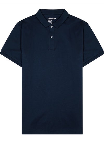 Buy Men's Luxury Touch Polo Blue in UAE