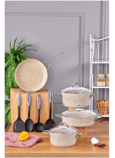 اشتري 11Pcs Granite Cookware set - Made in Turkey في الامارات