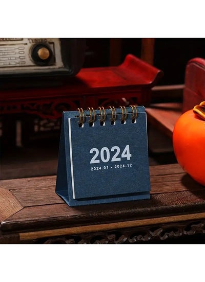 Buy 2024 Creative Simple Desktop Mini Calendar, Small Fresh Portable Calendar Decoration in UAE