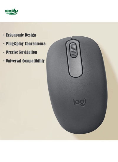 اشتري Logitech M196 ماوس Bluetooth اللاسلكي ، المدمجة والمحمولة للمكتب ، المنزل ، الكمبيوتر المحمول ، استخدام الطالب والأعمال (أسود) في السعودية