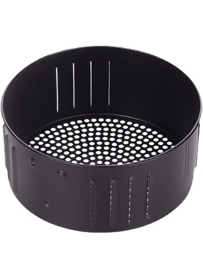 Buy 2. 6L Air Fryer Food Basket Durable Drain Fryer Basket Baking Basket Air Fryer Replacement Basket Accessories (Black) in UAE