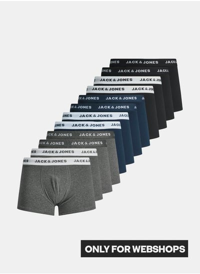 اشتري Pack of 12 - Logo Detail Basic Trunks في السعودية