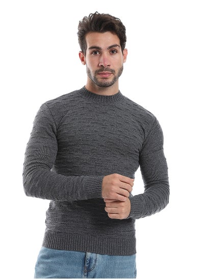 Buy Wool Mens Pullover With Round Neck in Egypt