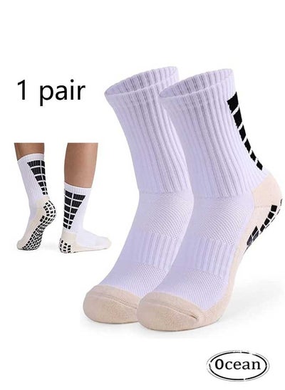 Buy Men's Anti Slip Football Socks,Can Enhance Grip Strength,Shock Absorption,Reduce Resistance And Increase Explosive Speed Of Sports in Saudi Arabia