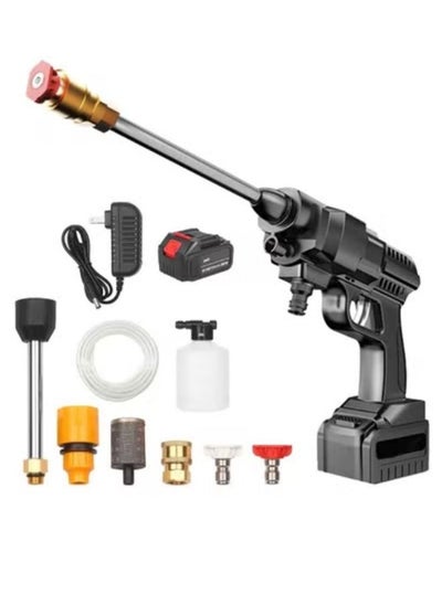 اشتري High Pressure Water Gun Jet Washer Hose Wand Nozzle Sprayer Watering Spray Sprinkler Cleaning Tool في الامارات