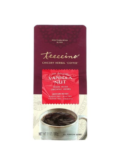 اشتري Teeccino, Chicory Herbal Coffee, Vanilla Nut, Medium Roast, Caffeine Free , 11 oz (312 g) في الامارات