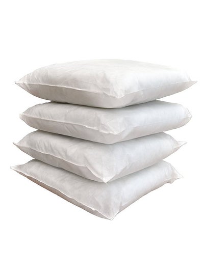 Buy Cushion Filler Pack of 4pcs- Fabric: Non Woven , Filling 350grams Non Siliconized Fiber - Size : 45 x 45cm in UAE