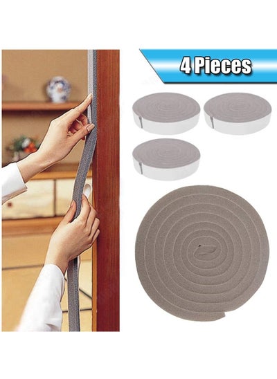 اشتري Door Seal Poam Tape Strip 4-Piece for Anti Noice Cancelling Wind Proof في الامارات