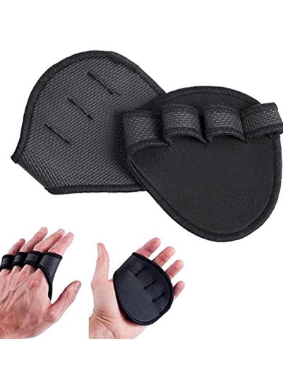 Buy Grip Pads Lifting Grips With 4 Finger Loop Lifting Anti Slip Pads Alternative To Gym Workout Gloves Lifting Pads Weightlifting Powerlifting Yoga Play Ball Fitness Training in UAE