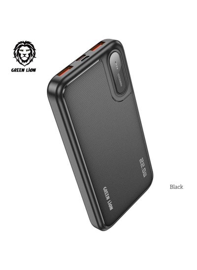 Buy Green Lion Power Mate 10 PD Power Bank 10000mAh PD 20W QC3.0 22.5W - Black in UAE