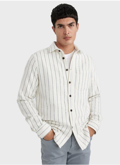 Buy Striped Regular Fit Shirt in Saudi Arabia