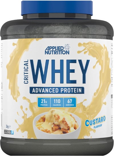 Buy Critical Whey Blend, Lean Muscle Growth, Workout Recovery, Bodybuilding Fuel, 2Kg , Custard Flavor in UAE