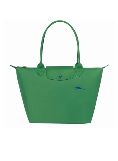 Buy Longchamp Women's classic fashion Multi functional medium travel bag dumpling bag handbag shopping bag long handle shoulder bag green in UAE