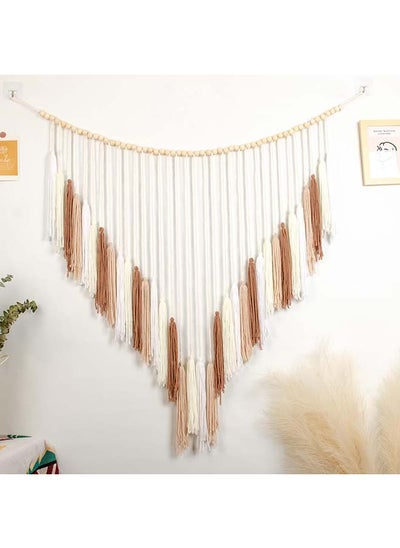 Buy Macrame Wall Hanging Large Macrame Wall Hanging with Wood Beads in Egypt