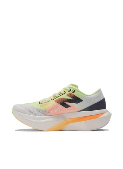 Buy FuelCell Elite V4 Running Outdoor Shoes White/Bright Green For Men/Women/Students in Saudi Arabia