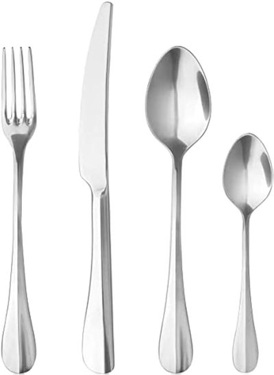 اشتري Gamman 24 Piece Cutlery Set Stainless Steel في مصر