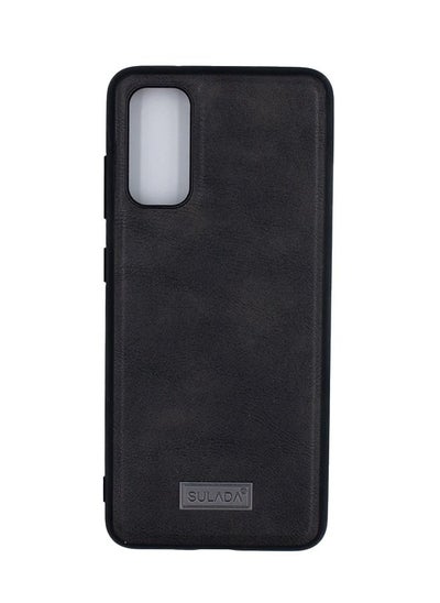 Buy Protectice Leather Case Cover for Samsung Galaxy S20- Black in UAE