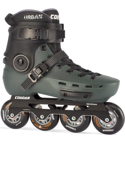 Buy Professional Inline Skates for Unisex with High Performance, Four Wheels Adults Roller Skates with No Physical Brake in UAE