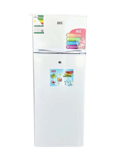 Buy Amax Double Door Refrigerator - 7.2 Cubic Feet - White - HTM07AX in Saudi Arabia