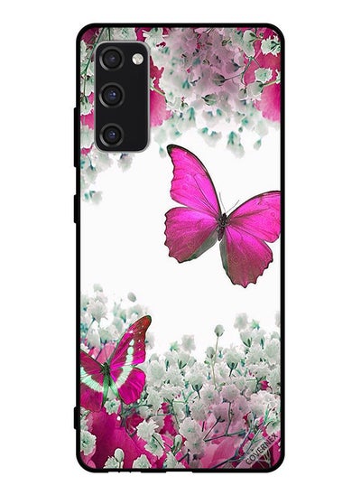 Buy Protective Case Cover For Samsung Galaxy S20 FE 5G Butterfly And Flowers in Saudi Arabia