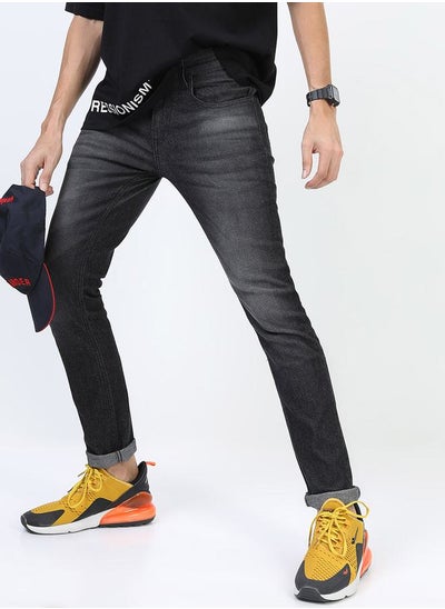 اشتري Slim Fit High Fade Stretchable Jeans في السعودية