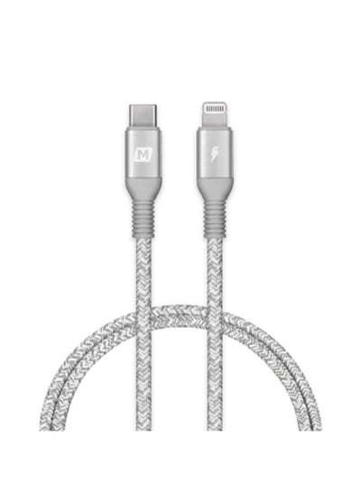 Buy Momax Cable Elitelink 1.2m USB-C to lightning 1.2m  20w - Gray in Egypt