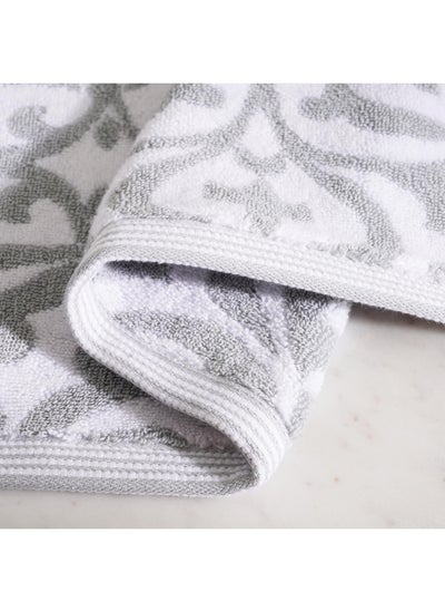 اشتري Orienta Luxe Jacquard Bath Sheet 90X150Cm - Celadon في الامارات