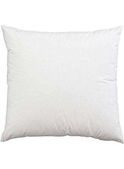 Buy Soft Plain Hotel Cushion 45 X 45 Cm Plain1 White Polyester in Saudi Arabia
