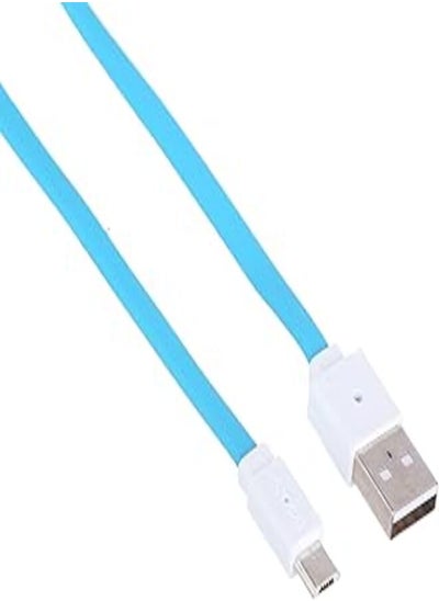 اشتري Proda kx1580 charging and data transfer cable, 1 m - turquoise and white في مصر