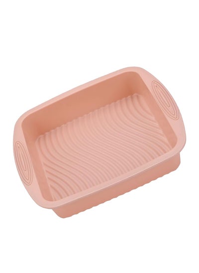 اشتري Silicon Square Bake Pan Nonstick Silicone Cake Molds Brownie Baking Pan في الامارات