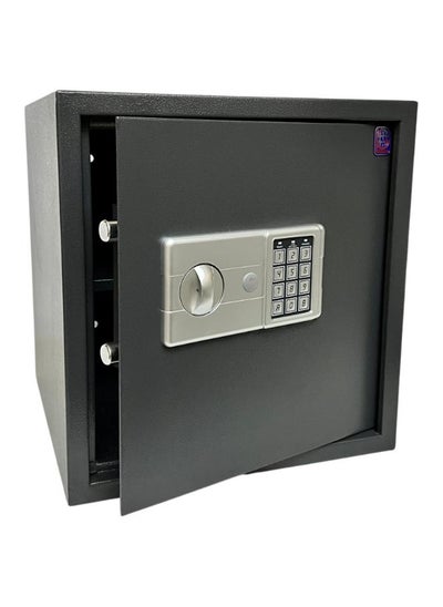 اشتري Digital Safe - Compact Steel Money Security Box with Electronic Keypad and 2 Manual Override Keys ( Black ) Colour  By LOTFY GROUP ( H40 * W38 * D38 CM ) في مصر