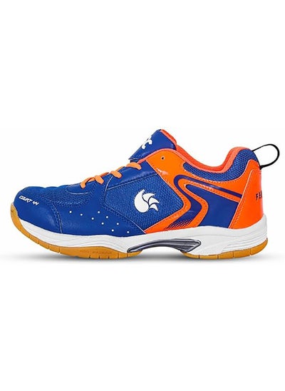 Buy Court 44 Badminton Shoes (Navy/Orange, 9 UK / 10 US / 43 EU)  | For Men and Boys | With Natural Crape Rubber Non Marking Outsole in UAE