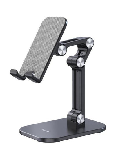 Buy Double Folding Mobile And Tablet Holder Black in Saudi Arabia