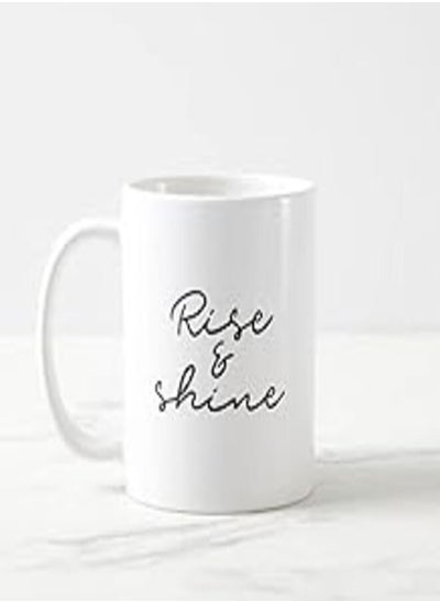 اشتري Cashmeera Printd Mug - Rise And Shine -Ceramic Coffee Cup Wecanprint_7349 في مصر