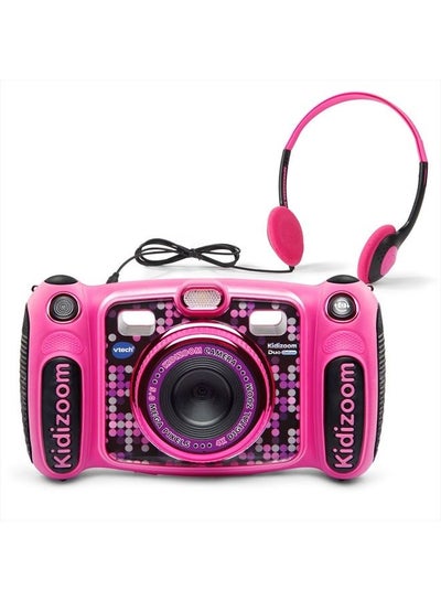 Buy Kidizoom Duo 5.0 Deluxe Digital Selfie Camera with MP3 Player and Headphones, Pink in UAE