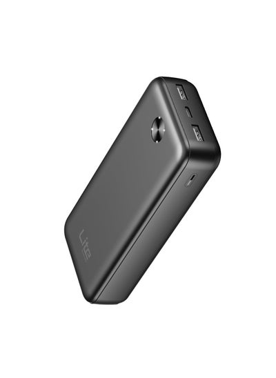 Buy Moxedo Lite 20,000 mAh Power Bank Fast Charging with 2 USB-A Ports 1 USB-C Port Compatible for iPhone, Samsung, iPad, Android Smart Phone and Tablet in UAE