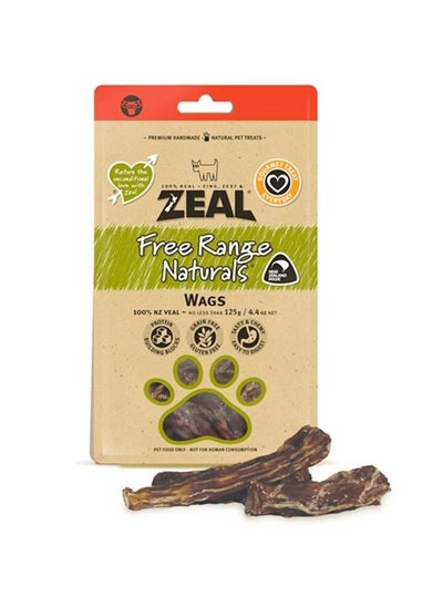 Buy Free Range Natural Wags Dog Treats 125g in UAE