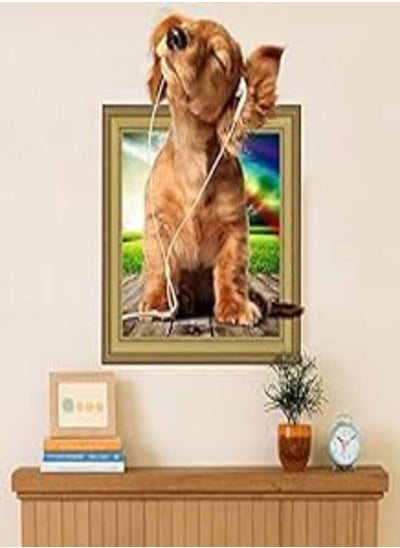 اشتري 3D Dog Wall Stickers Decals Toilet Stickers Home Art Murals,LODO040 في مصر