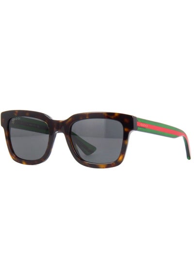 Buy Gucci unisex style UV resistant fashionable full frame sunglasses 52mm retro sunglasses gray/black GG0001S in UAE