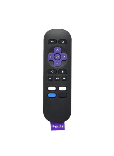 Buy Streaming Media Player Remote Control Wireless IR Smart Controller Replacement for Roku 1 2 3 4 LT HD XD XS Black in UAE