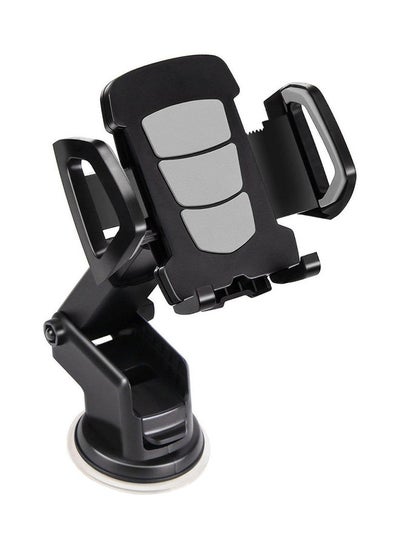 Buy Universal Long Arm Windshield Mobile Phone Cradle With Suction Cup For 3.5 6.5 Inch iPhone Smartphone Gps Black in Saudi Arabia