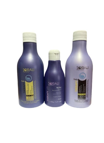 Buy Protein Hair Therapy 3in1 Therapy Set Shampoo 300ml Conditioner 300ml Treatment 150ml in Saudi Arabia