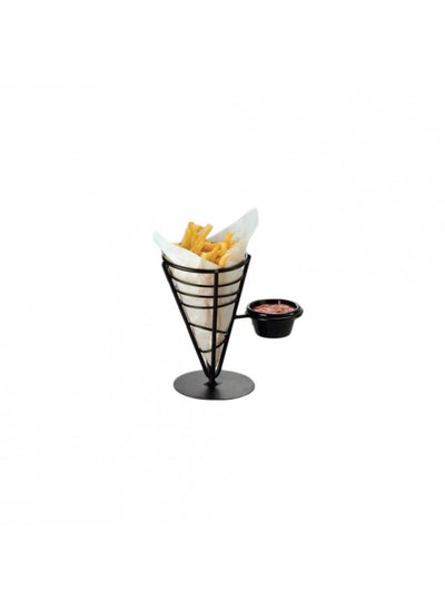 اشتري American Metalcraft FBS591 Fry Baskets and Cones, 8.125" Length x 5.75" Width, Black في الامارات