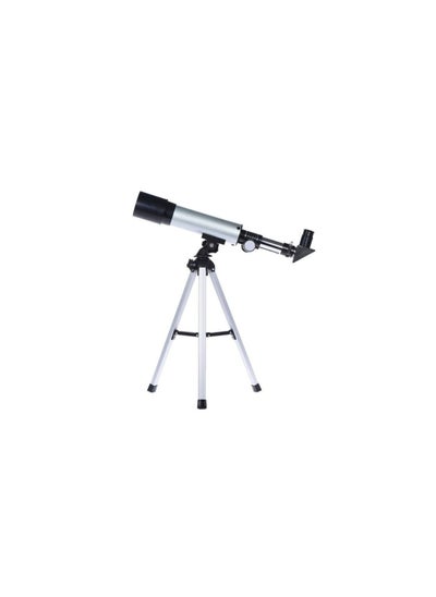 Buy Telescope with tripod silver black in UAE