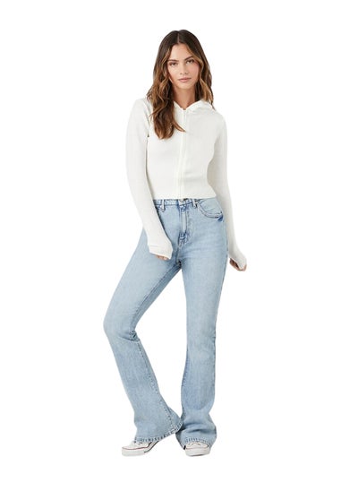 Buy Curvy Stretch-Denim Flare Jeans in Egypt