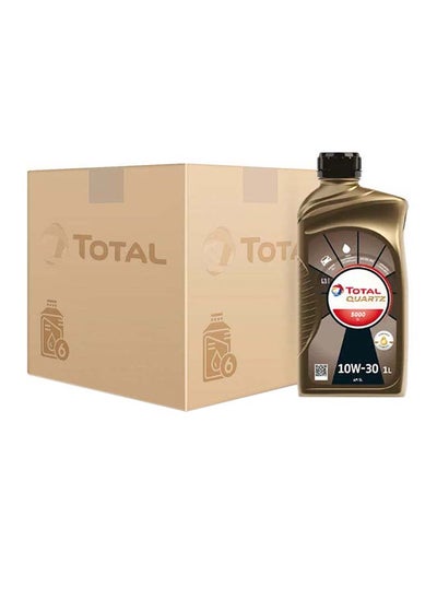 اشتري Total Quartz 5000 10w30 engine oil, carton of 12 pieces في السعودية