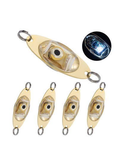 اشتري Deep Drop Fishing Light LED Fishing Lures Kit Deep Drop Fishing Lights LED Fishing Spoons Underwater Flasher Diamond Lights Let Flashing Fishing Light في الامارات