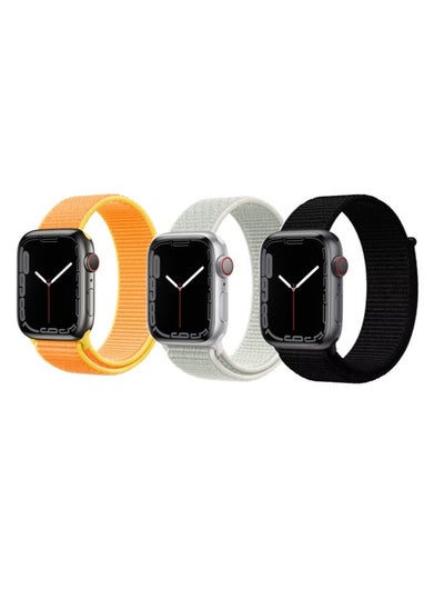 اشتري 3pcs Watchband Replacement for Apple Watch 41/40/38mm Series 8/7/6/5/4/SE في الامارات