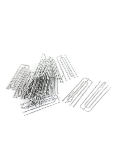 Buy Robustline Curtain Hooks Window Treatment 4 Prongs Pinch Pleat Drapes 100pcs in UAE