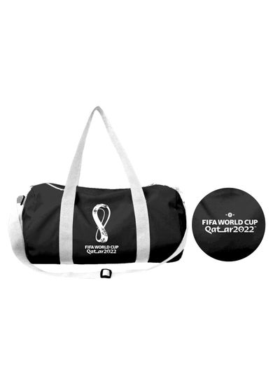 اشتري FIFA World Cup Qatar 2022 Unisex Sport Duffel Bag, Travel Bag – Black في الامارات